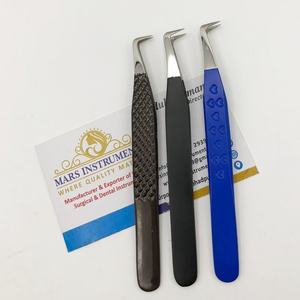 แหนบปลายไฟเบอร์สีดำ90องศาปรับแต่งได้อุปกรณ์เสริมความงามอย่างยั่งยืน - Product Image 2