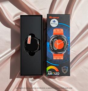 ไมโครแวร์ อัลตร้า 01 เอชดี AMOLED 10 บาร์กันน้ำ IOS/แอนดรอยด์สมาร์ทวอทช์เครื่องชาร์จแม่เหล็กแบบเปลี่ยนได้ 3 รูปแบบอัตราการเต้นของหัวใจ - Product Image 3