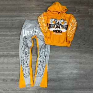 Venta al por mayor de ropa deportiva informal con impresión personalizada de gran tamaño Puff diseño Panel de pantalones ecológicos de talla grande de invierno - Product Image 6