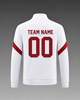 Grosir OEM Jersey Latihan Sepak Bola Lengan Panjang 100% Poliester, Seragam Tim Sepak Bola, Bernapas, Cepat Kering, Logo Custom