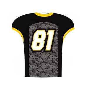 Uniforme de football américain personnalisé, matériel de broderie en sergé par sublimation pour jeunes, imprimé - Product Image 2