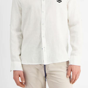 Camisa de hombre de moda de calidad de diseño personalizado precios al por mayor camisa de manga larga informal superventas OEM para la venta - Product Image 6