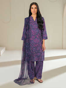 Vestido estampado de tela de césped transpirable de primera calidad Nuevo diseño Salwar Kameez para la frescura del verano y la comodidad del invierno - Product Image 2