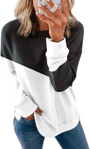 Vêtements de fitness pour femmes Pull de gym en polaire à col ras du cou Sweatshirts en coton Taux de gros OEM Respirant Prix bon marché Personnalisation - Product Image 6