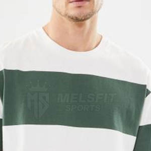 Camiseta Casual Oversize de Algodón 100% Tejido para Hombre con Hombros Caídos y Ajuste Cómodo para el Día a Día - Product Image 6