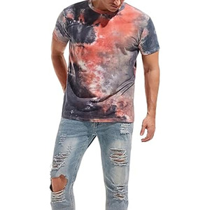 Camiseta de Algodón de Manga Corta, Diseño Liso, Ligera, Transpirable, Ajuste Casual y para Oficina, Subida por Dress Sports - Product Image 3