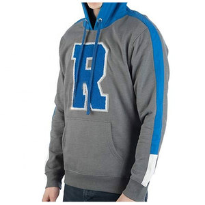 Sudadera con capucha de chenilla de tamaño bordado personalizado Sudadera con capucha de algodón bordado desgastado para hombres a precio al por mayor mezcla de algodón básico - Product Image 6