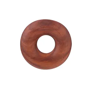 Wholesale Supplier Wood donut sealing clip customized logo manufacture Cute Donut Shape Snack Bag Sealer Wooden Bag Clip