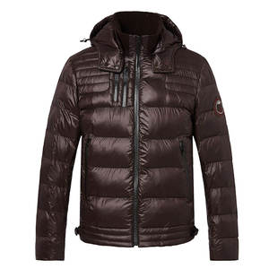 Chaqueta acolchada de invierno para hombre ATLANTIC, cuello con Cremallera de nailon/poliéster personalizable, patrón sólido ODM - Product Image 1