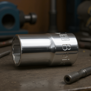 1/2\" Female Square Drive Polygonal Mouth Chrome-Plated <b>Socket</b> Wrenches - Product Image 3