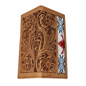 Bolso Ejecutivo de Cuero Genuino Hecho a Mano de Estilo Bohemio Indio, Cierre de Cremallera de Lujo Duradero, Estampados de Animales, Viajes, Primavera Verano - Product Image 4