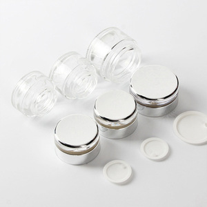 Juego de Envases Cosméticos Transparentes de 50 ml y 120 ml con Impresión de Logotipo en Color Personalizado, Frascos de Crema Recargables, Botellas de Loción, Botellas con Bomba de Spray - Product Image 3