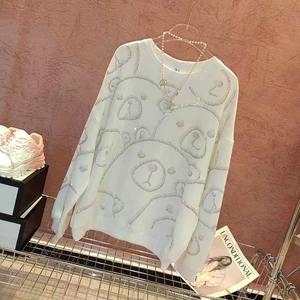 Las mejores tendencias Servicio OEM Invierno Transpirable Tallas grandes Sudaderas con capucha y sudaderas de mujer de Pakistán Logotipo personalizado - Product Image 2