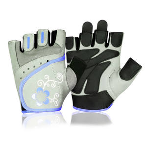 Gants de cyclisme demi-doigts pour femmes 2024 avec paume et doigts protecteurs en cuir PU durable, couleurs et tailles personnalisables, nouveau design, moins de doigts libres - Product Image 4