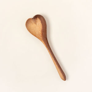 Ensemble de couverts en bois de mangue à prix économique avec des designs uniques et un organisateur de cadeaux d'affaires pour les restaurants-comprend une cuillère et une fourchette - Product Image 3