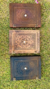 การออกแบบรูปดาวในส่วนกลางหินก้อนเดียวขายดีวารสารหนังแบบโบราณสมุดโน๊ตขอบกระดาษลายวินเทจหนังปัก - Product Image 3