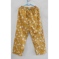 Ensemble pyjama décontracté sexy pour femme, 100% coton, fait main, imprimé floral à la main, léger, été, hiver, printemps