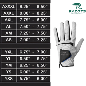 ถุงมือกอล์ฟหนัง Cabretta คุณภาพสูง รุ่น RI-GG-0006 สำหรับมือซ้าย ระบายอากาศได้ดี ป้องกันรังสียูวี - Product Image 3