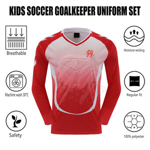 Uniforme de Portero de Fútbol para Adultos, 100% Poliéster, Transpirable, de Secado Rápido, Ligero, Personalizable, de Alta Calidad - Product Image 5