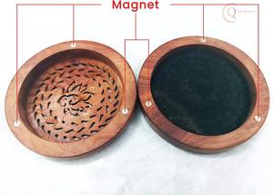 Porte-encens décoratif en bois, avec long plateau de récupération des cendres, durable, 100% naturel, pour la maison, le bureau, le yoga et les salles de prière - Product Image 6