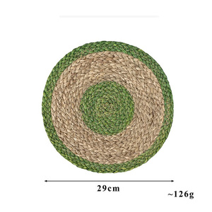 Unique Eco-friendly Classic Style <b>Seagrass</b> <b>Placemat</b> Handmade Table Pad for Kitchen Wedding Decor Made Bamboo Woven Straw Mat - Product Image 5