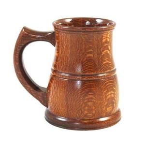 Mug à bière en bois et en métal gravé de haute qualité, ensemble de bar rustique avec logo personnalisé pour le vin, la bière, le miel, les fêtes, HA HANDICRAFT - Product Image 6