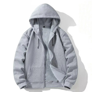 Sudaderas de Invierno 2025, Estilo Harajuku Punk Gótico, con Cierre, Cuello Redondo, 100% Algodón, Felpa, Unisex, Bordado Digital, Transpirable - Product Image 1