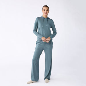 Nardon Apparel Sweat-shirt unisexe avec logo personnalisé Sweat-shirt à capuche grande taille en polaire de fitness et survêtement de jogging pour femme - Product Image 1