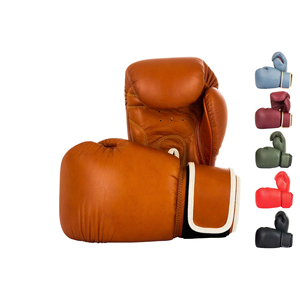 Guantes de boxeo de cuero PU de alta calidad para hombres y mujeres Guantes de entrenamiento de boxeo Guantes de kickboxing - Product Image 4