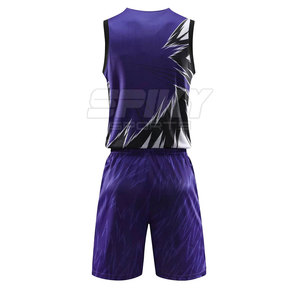 Uniforme de baloncesto de la mejor calidad transpirable 100% poliéster hecho uniforme de baloncesto hecho en Pakistán - Product Image 3