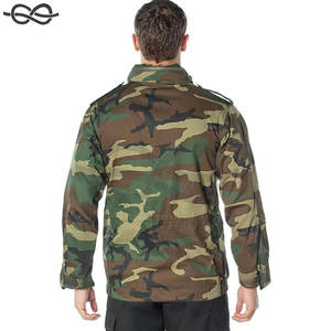 Veste de terrain légère vintage pour hommes, poches multiples, fermeture à glissière, bouton avant, tissu en coton durable, poignets réglables - Product Image 4