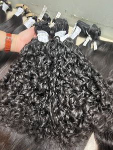 Vierge en gros cheveux vietnamiens Burmerse Curls 100% Extension de cheveux alignés sur les cuticules des cheveux humains - Product Image 4