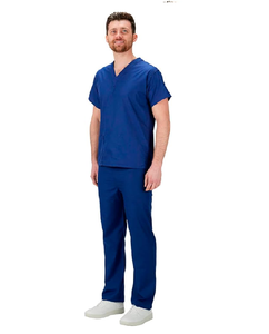 Conjuntos de Enfermería de 2 piezas al mejor precio, chaqueta de trabajo con cremallera médica con características de seguridad, uniformes de hospital, traje de uniforme - Product Image 3