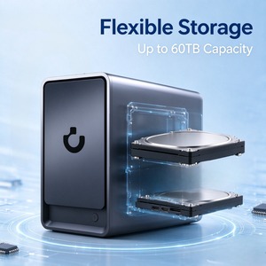 خادم تخزين شبكي (NAS) يعمل بنظام لينكس RK3568 <span class=keywords><strong>ARM</strong></span> Cortex-A55 مع ذاكرة 4GB LPDDR4X وشبكة إيثرنت 2.5 جيجابت لحلول التخزين الاحترافية - Product Image 3