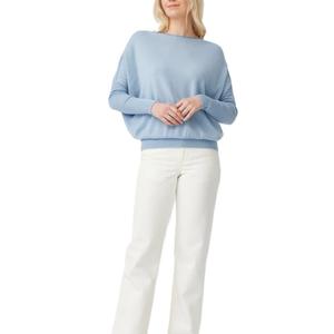 Suéteres de punto de playa informales sueltos de manga larga con cuello redondo y logotipo personalizado para mujer - Product Image 6