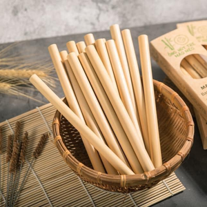 Vente en gros ensemble de pailles en bambou biodégradables jetables en bambou du Vietnam écologiques pour vente en gros quantité en vrac - Product Image 6
