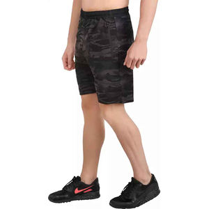 Pantalones cortos de baloncesto de verano para hombre de alta calidad con bolsillo lateral Pantalones de estilos sólidos teñidos lisos ecológicos - Product Image 2