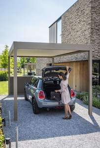 Meest populaire stijl garages, <span class=keywords><strong>carports</strong></span>, overkappingen, parkeerplaatsen, aluminium frame glazen <span class=keywords><strong>carports</strong></span> - Product Image 4