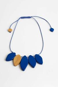 Handmade High Quality Stylish Horn Pendant Necklace Handmade <b>Resin</b> Wood Metal Bone with Diamond and Pearl Unique Chain - Product Image 3