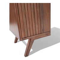Buffet de luxe moderne et minimaliste en teck massif, 2 portes, 3 tiroirs, pour hôtel, maison, bar, cuisine, salle à manger, salon, meuble TV