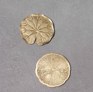 Sous-verre en laiton fait main, écologique et réutilisable, au design exceptionnel, avec dessus rond martelé doré poli personnalisable – Prix imbattable - Product Image 2