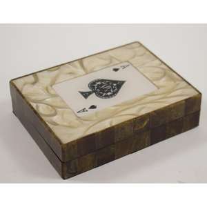 1 Deck Of Poker <b>Cards</b> With Wooden Box Indoor <b>Playing</b> Game Promotional Gift Accessories Home Decor - Product Image 5