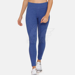 Custom High Waist Women's Fitness <b>Leggings</b> New Design Gym Workout Solid <b>Pattern</b> Sets Mid Waist Breathable <b>Leggings</b> - Product Image 4