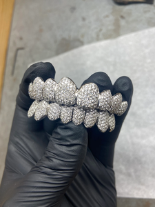 Custom Iced Out Diamond Grillz for Hip Hop Fashion Premium Quality for Parties and Photoshoots for Gifts and Engagements - Product Image 2