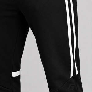 Core Fit <b>Joggers</b> Black <b>Slim</b> Fit High Waist Sporty Pants Pleats Patterns Long Leg Fashionable Customizable Logo XL for Winter - Product Image 5