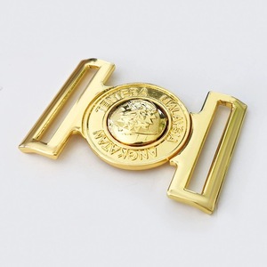 Nuevo diseño personalizado aleación Ropa Decoración hebilla abrigo cinturón accesorios Auto liberación Metal cinturón hebilla - Product Image 1
