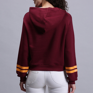 Venta directa de fábrica Sudaderas con capucha para mujer Nueva llegada Ropa al aire libre Sudaderas con capucha Color liso Material de algodón transpirable Sudaderas con capucha para mujer - Product Image 2