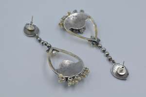 latest fashion trending handmade New Unique Design Dual Tone Indian Jewelry <b>Earrings</b> For Women and <b>girls</b> - Product Image 4