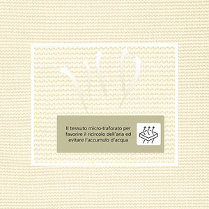 ผ้าใบบังแดดสำหรับพื้นที่กลางแจ้ง3x3x3ม. ครีมสีขาวงาช้าง - Product Image 4