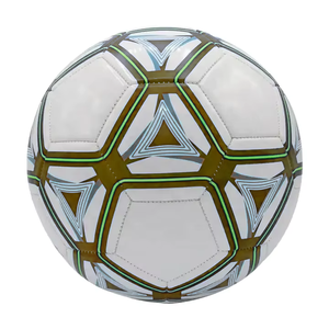 Balón de fútbol desinflado de PU de 5 tamaños oficial personalizado, equipo de fútbol de entrenamiento deportivo con logotipo cosido a máquina a la venta - Product Image 1